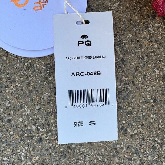 PQ Swim Arcadia Remi Convertible Bandeau Bikini Top Size Small - Picture 9 of 14